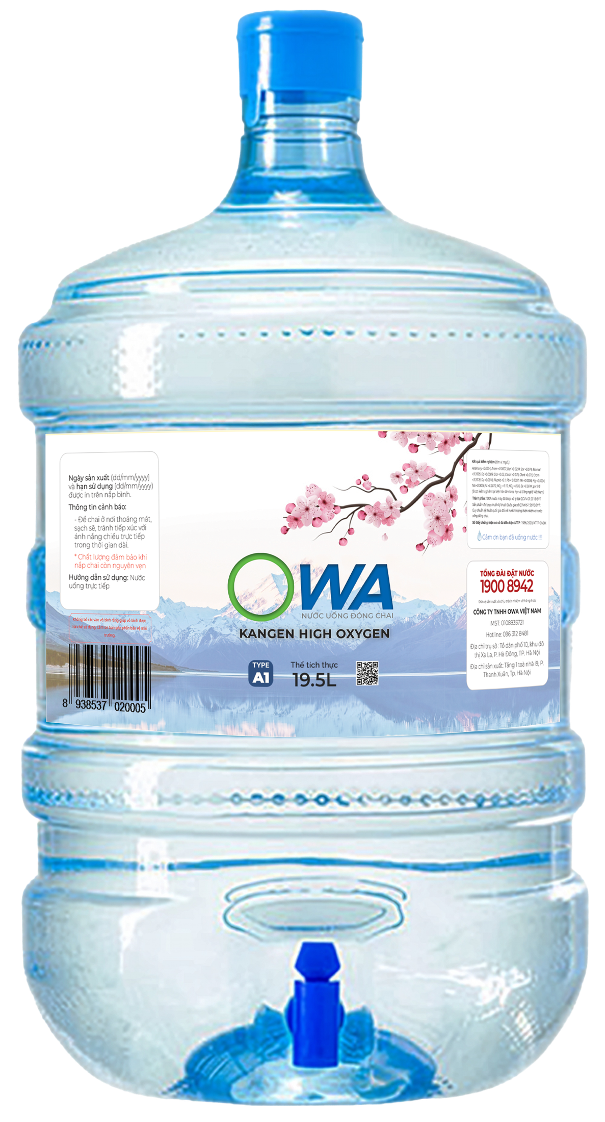 NƯỚC UỐNG KANGEN OWA TYPE A1 - pH 9.0-9.5