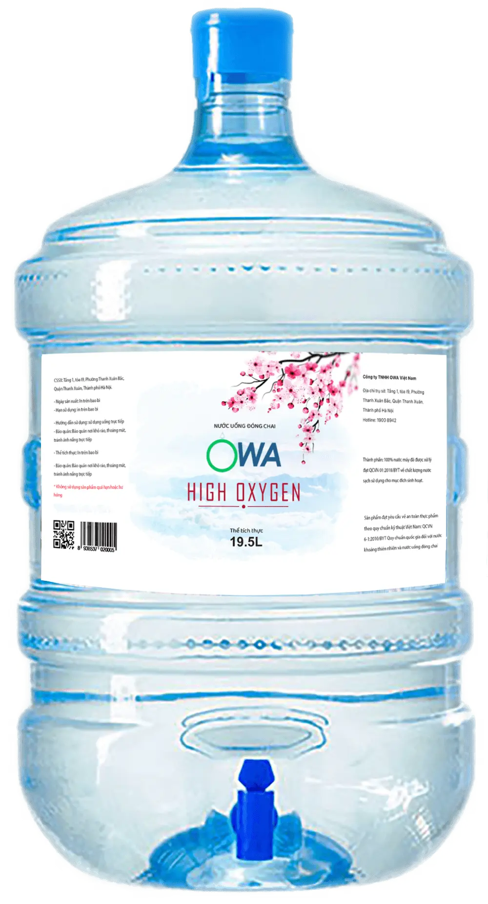 Owater bình 20L